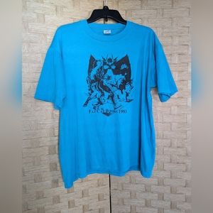 Vintage 1993 Fat Cat Books Marvel Comic Images Wolverine Shirt XL Single Stitch